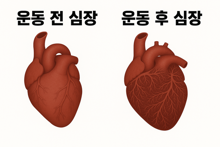 [건강 컬럼] 운동으로 심장을 깨우세요! 모세혈관 확장이 만드는 튼튼한 심장의 비밀